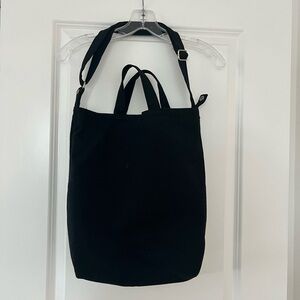 baggu black zip duck bag